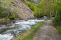 View of river Valira d`Orient in Andorra