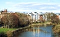 View of the river Water of Leith from Great Junction Bridge - Edinburgh, Scotland