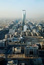 View of Riyadh and Kingdom tower Royalty Free Stock Photo