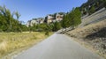 View from the road of the canyon of the river Lobos in the province of Soria, Castile and leon, Spain Royalty Free Stock Photo