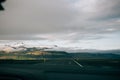 View on road in iceland during roadtrip