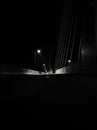View of road at night Royalty Free Stock Photo