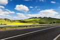 View of a road in the Rif Mountains