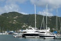 Tortola Island Baughers Bay Yachts Royalty Free Stock Photo