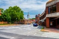 View of the roadway of the old city of Annapolis Royalty Free Stock Photo