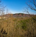 View of Roanoke Mountain From Buck Mountain Trail Loop Royalty Free Stock Photo