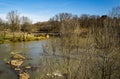 View of the Roanoke River, Tinker Creek and Railroad Trestle