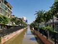 Renovated canal in Thai capital Bangkok