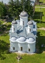 View of the Deposition Cathedral from the bell tower, Suzdal, Russia