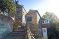 A view of Robin Hood\'s Bay, a picturesque old fishing village on the Heritage Coast of the North York Moors Royalty Free Stock Photo