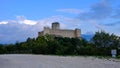 View of Rocca Janula, Montecassino, Cassino, Latium, Italy