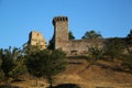 View of the Rocca Maggiore of Assisi Royalty Free Stock Photo