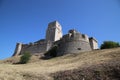 View of the Rocca Maggiore of Assisi Royalty Free Stock Photo