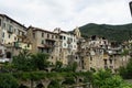 Cityscape of Rocchetta Nervina, Liguria - Italy Royalty Free Stock Photo