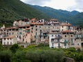 Cityscape of Rocchetta Nervina, Liguria - Italy Royalty Free Stock Photo