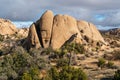 View of the Rock Formations at Joshua Tree National Park Royalty Free Stock Photo