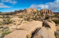 View of the Rock Formations at Joshua Tree National Park Royalty Free Stock Photo