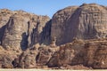 View of rock mountains at Saudi Arabia Alula Royalty Free Stock Photo