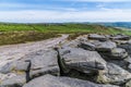 A View Of Rock Strata On The Top Of Bamford Edge, UK