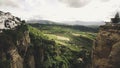 View from rock village Ronda, Spain