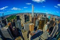 The view from the Rockefeller Center Top of the Rock Royalty Free Stock Photo