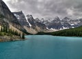 View From Rockpile Trail Lookout On The Enchanting Moraine Lake Banff National Park