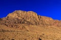 View of rocky Sinai mountains and desert in Egypt Royalty Free Stock Photo