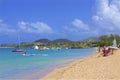 Rodney Bay in St Lucia, Caribbean