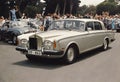 A view of a Rolls Royce car