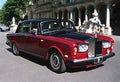 A view of a Rolls Royce car