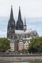 View of the Roman Catholic Gothic Cathedral Kolner Dom, World Heritage Royalty Free Stock Photo