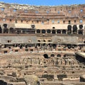Inside the Colosseum Royalty Free Stock Photo