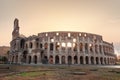 A view of the Roman Colosseum Royalty Free Stock Photo