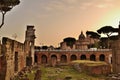 View of the Roman Forum in Rome