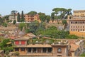 View from Palatine Hill in Rome Italy