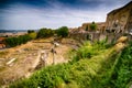 View of Roman ruins in Volterra Royalty Free Stock Photo