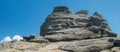 View of the Romanian Sphinx, in Carpathian Mountains, Bucegi Natural Park, Romania