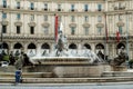 View of Rome city Piazza della Reppublica on June 1, 2014