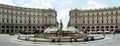 View of Rome city Piazza della Reppublica on June 1, 2014