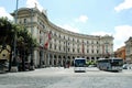 View of Rome city Piazza della Reppublica on June 1, 2014