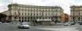 View of Rome city Piazza della Reppublica on June 1, 2014 Royalty Free Stock Photo