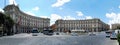 View of Rome city Piazza della Reppublica on June 1, 2014 Royalty Free Stock Photo