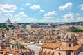 View of Rome from the Palazzo Vittoriano Royalty Free Stock Photo