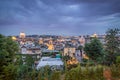 View of Rome from Pincian Hill - Rome, Italy Royalty Free Stock Photo