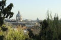 View of Rome from Pincio hill