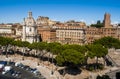 View of Rome from the top