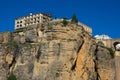 View of Ronda village on Tajo Gorge Tajo de Ronda