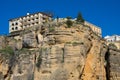 View of Ronda village on Tajo Gorge Tajo de Ronda