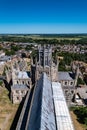 Roof of Ely Cathedral in Ely, England, UK Royalty Free Stock Photo