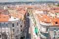 View from the roof of the Mamac museum in Nice